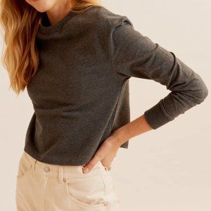 Kotn Airy Sweatshirt in Charcoal